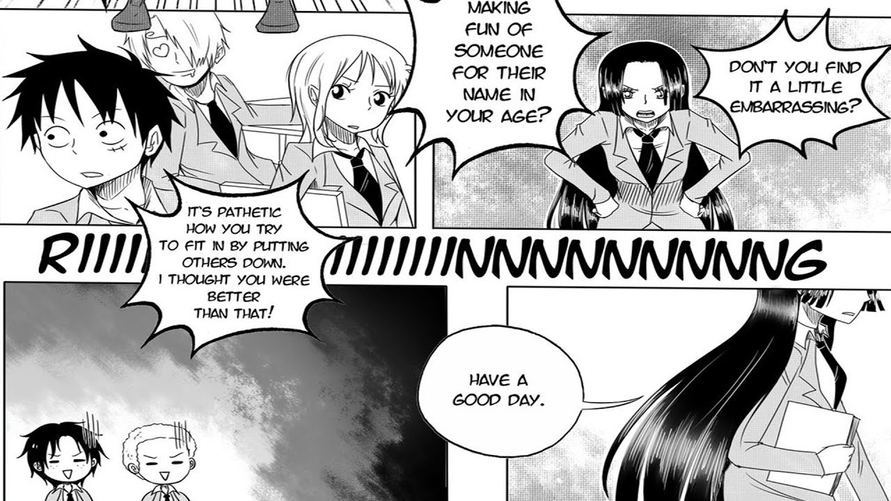 Luffy Becomes A High School Boy #2 Ace,Shanks,Zora and Sanji/One Piece Funny Comic Dub