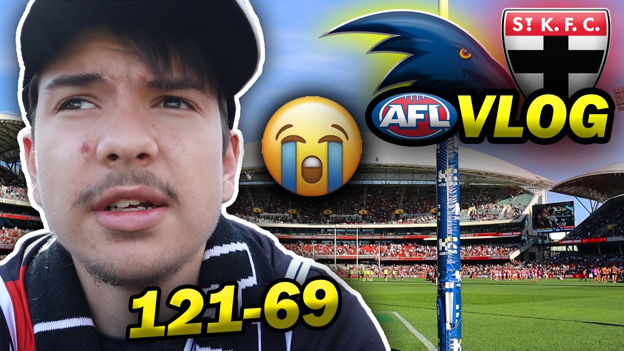 ADELAIDE EMBARRASMENT(AFL VLOG) Adelaide vs St Kilda 2023