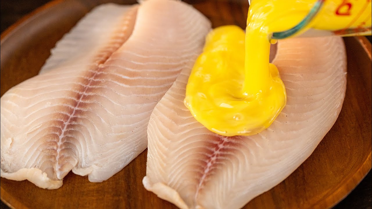 Chỉ cần đổ trứng sống vào cá phí lê, cách làm đơn giản nhưng ngon bất ngờ | Tilapia fish recipes