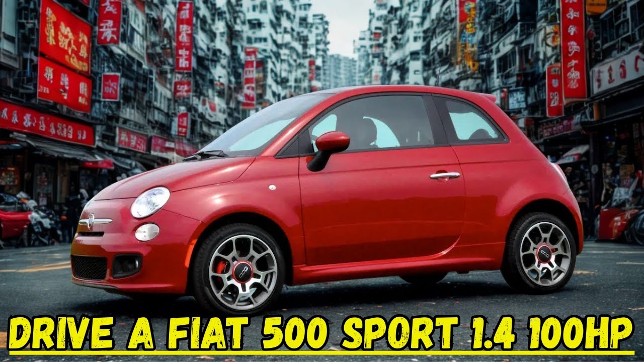 POV TEST DRIVE - FIAT 500 1.4 16V 100HP SPORT 2008