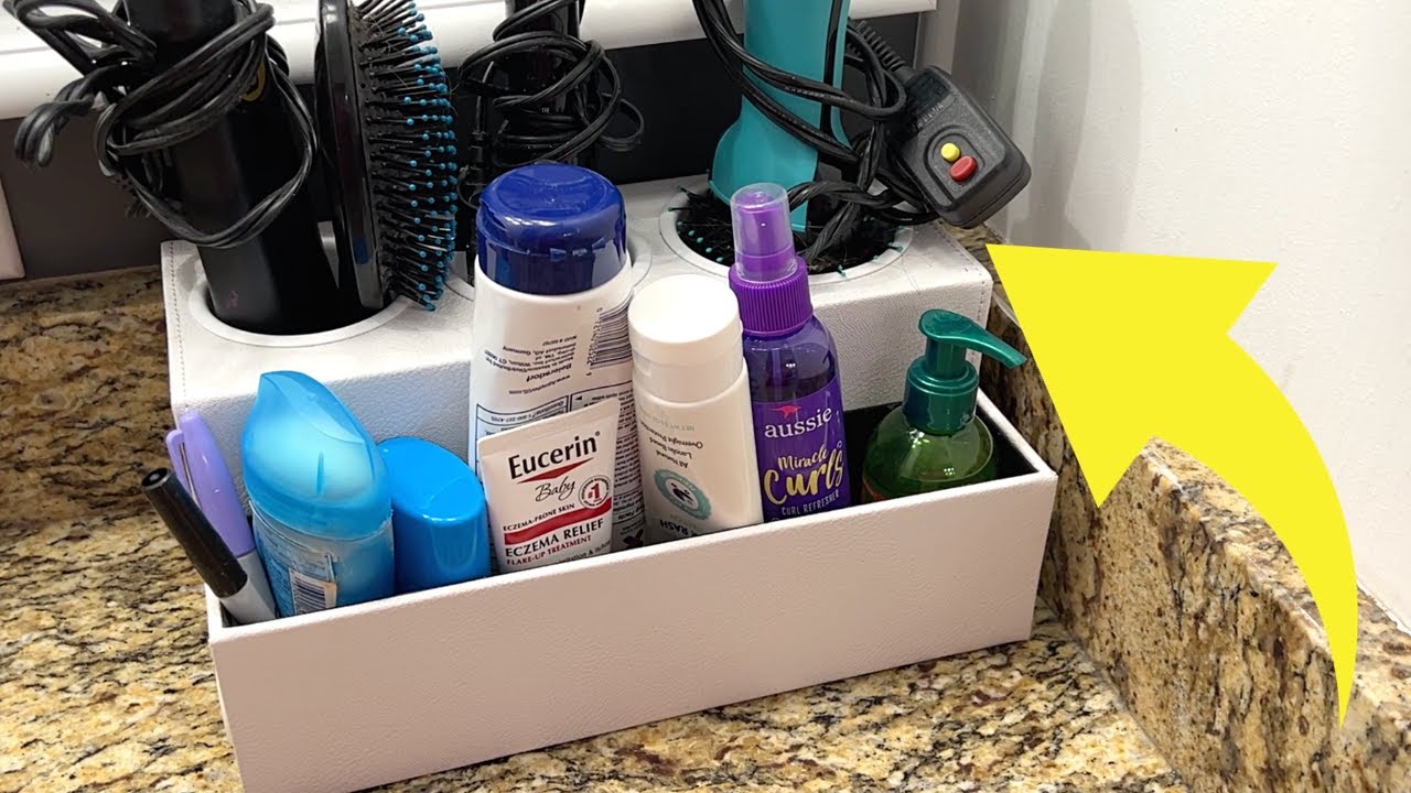 This Hair Tool Organizer Is SO USEFUL