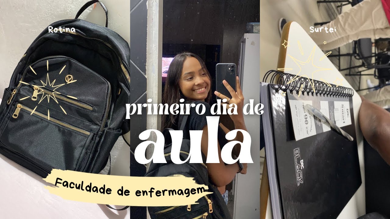 Primeiro dia de aula 2024 | faculdade de enfermagem🩺