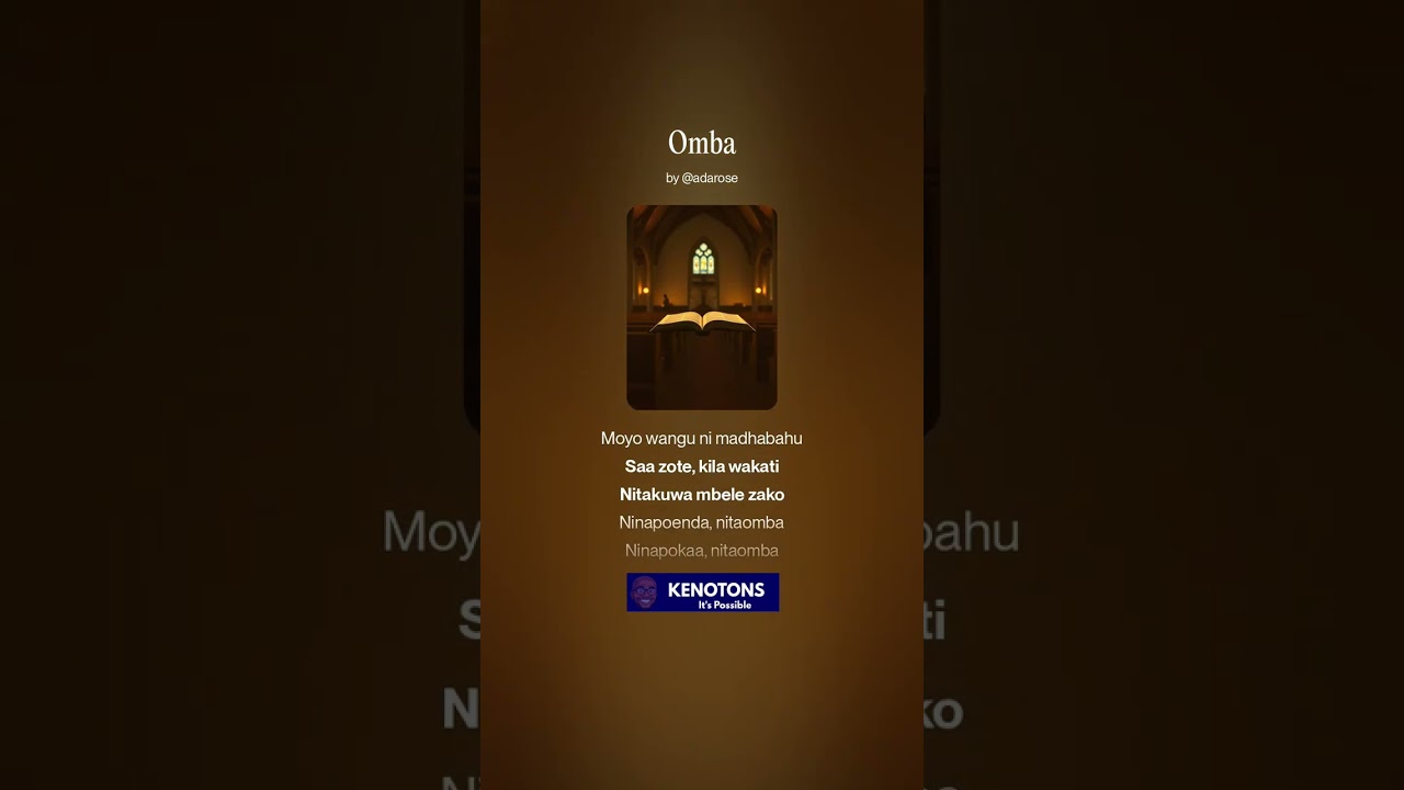 Omba Bila Kukoma | Powerful Swahili Worship Song For Prayers 
