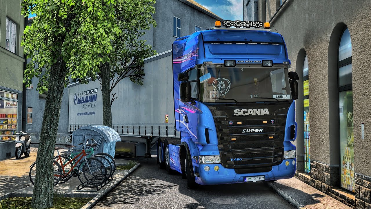Extreme Narrow Streets Through West Balkans | #ets2 1.54