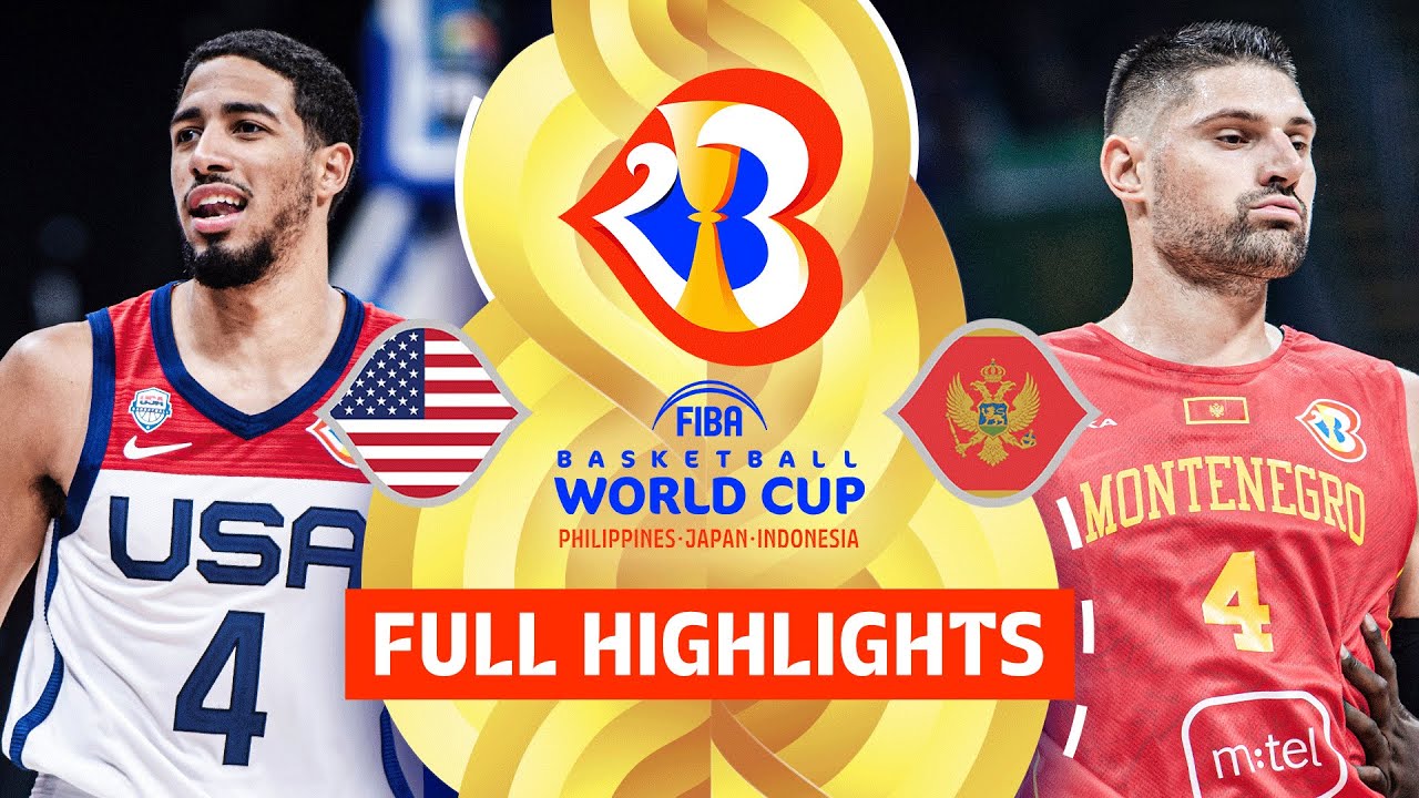 USA 🇺🇸 vs Montenegro 🇲🇪 | Full Game Highlights | FIBA Basketball World Cup 2023