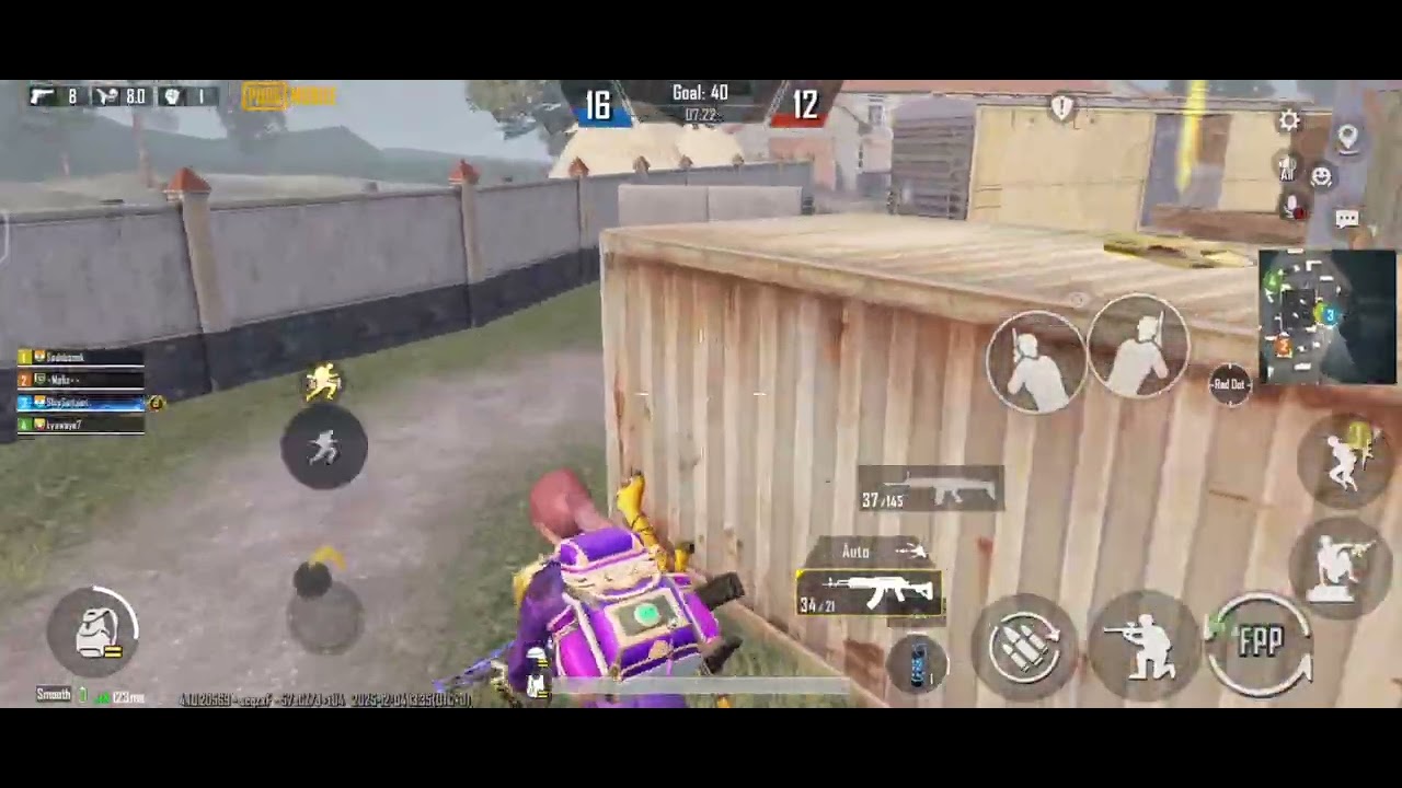 Tdm match gameplay in pubg mobile with ar gun #tdm #pubgmobile 