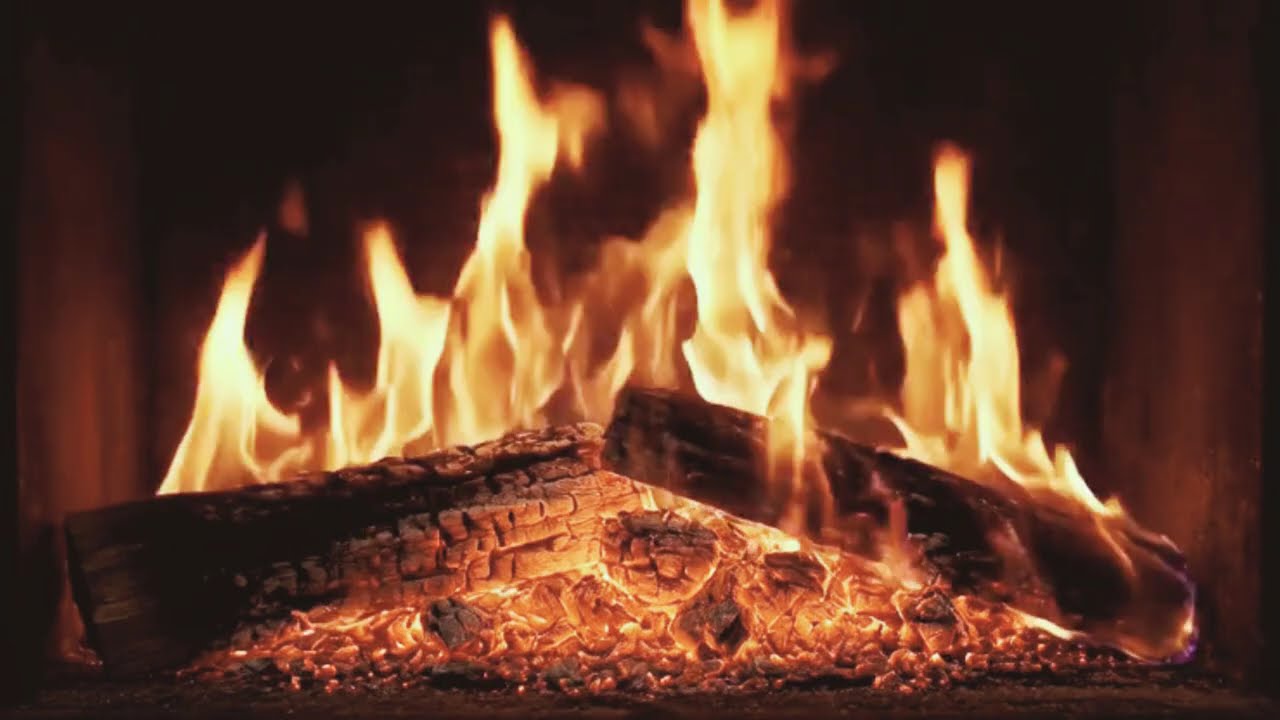 Beethoven, Mozart, Bach's Classical Music with Fireplace Crackling