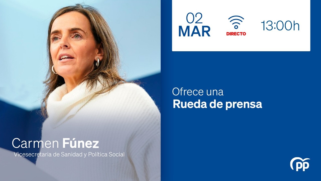 🔵 DIRECTO: Carmen Fúnez ofrece una rueda de prensa