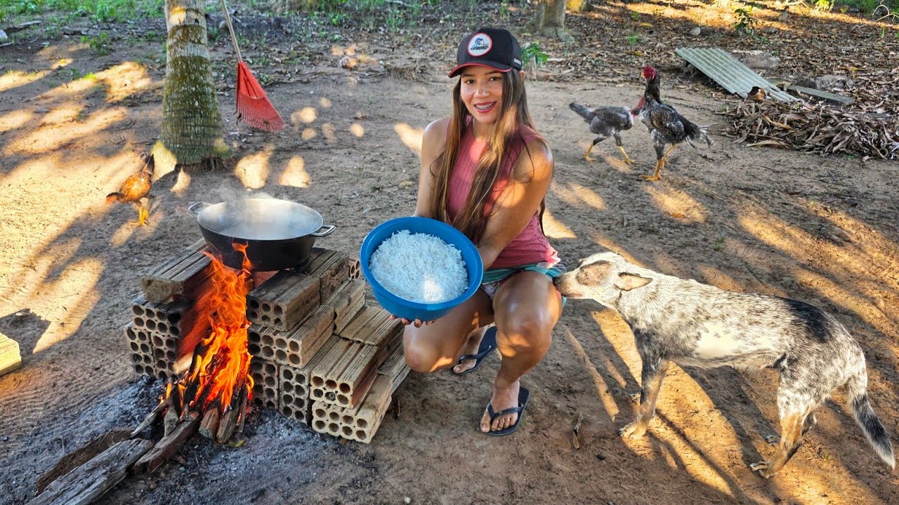 FIZ UMA DELICIOSA COCADA CAIPIRA