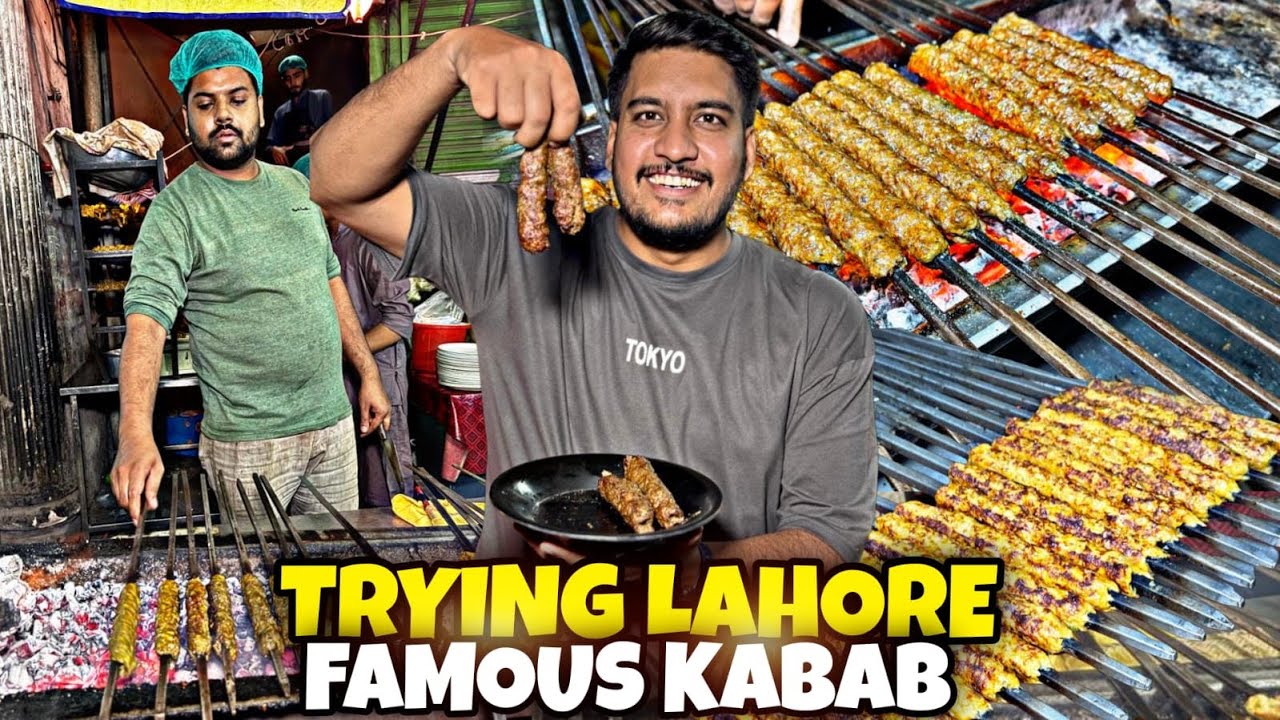 Trying Lahore Famous Kabab. Lahore Top 3 Beaf kabab. Beaf kabab You Must Eat in Lahore #streetfood 
