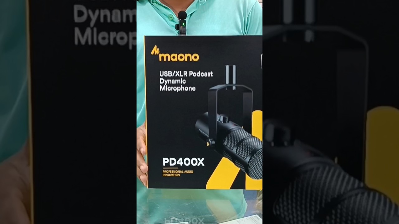 Maono Pd400x Microphone #shortsvideo #maono #viralshorts