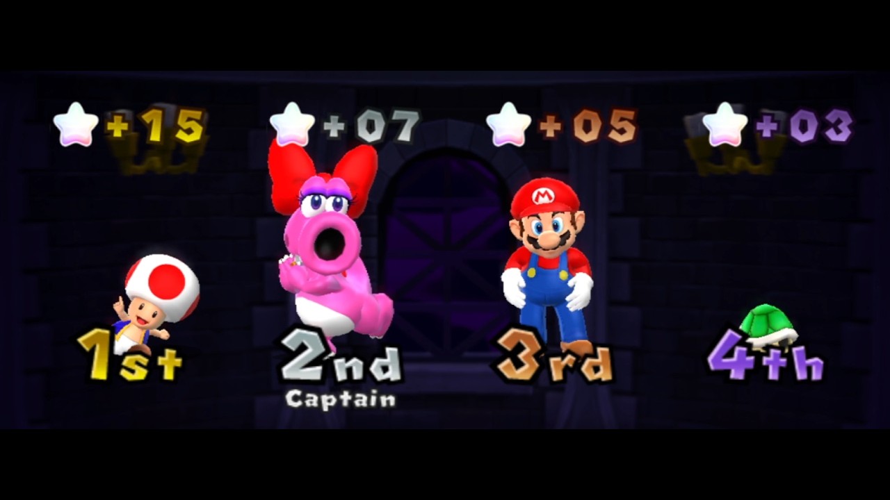 Mario Party 9 - Mario vs Birdo vs Toad vs Koopa - Boo's Horror Castle (Very Hard CPUs)