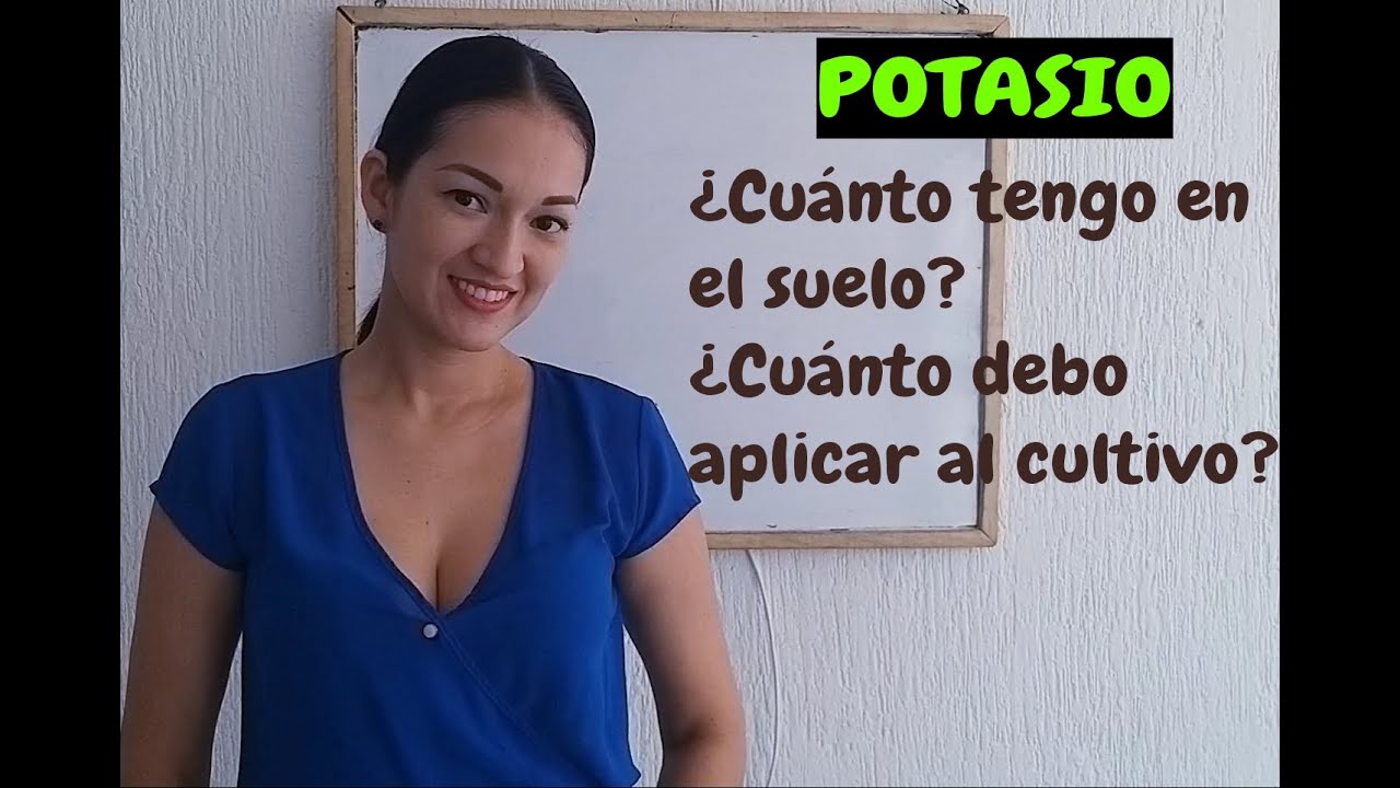 Potasio (k). Calculos analisis de suelos.