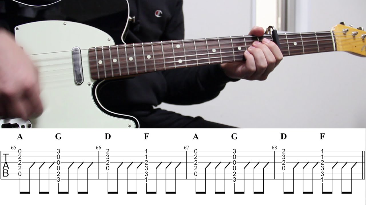 【TAB譜付き】DENKOUSEKKA - ポルカドットスティングレイ（POLKADOT STINGRAY）バッキングギター（Guitar）