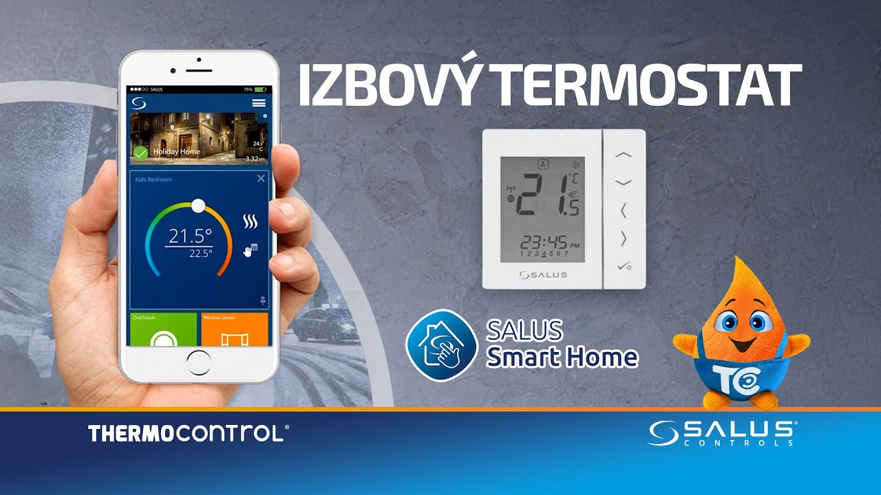 Salus VS20 – izbový termostat pre presnú zónovú reguláciu