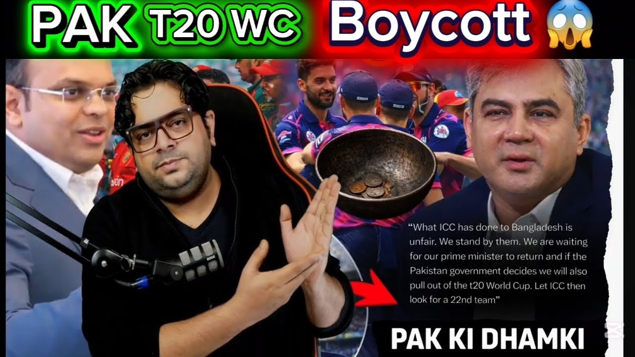 PAK T20 WC BOYCOTT 😱 Bangladesh Disqualify, Scotland In! | AB samaj 