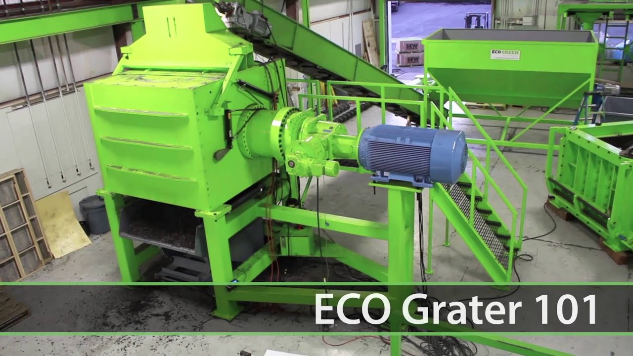ECO Grater | Secondary Tire Shredder | ECO Green Equipment, USA