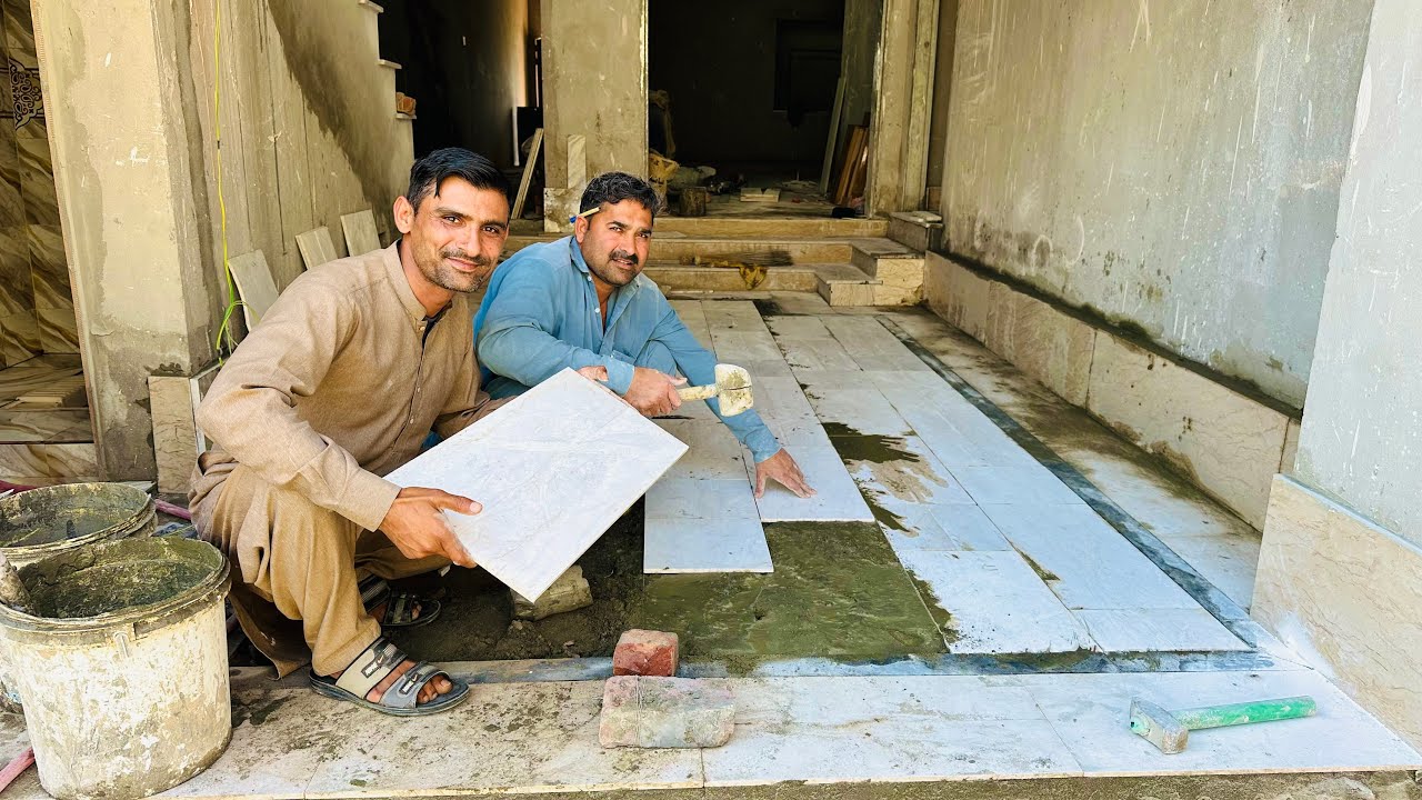 New Ghar Mein Marble Pather Complete ho Gaya Alhamdulillah