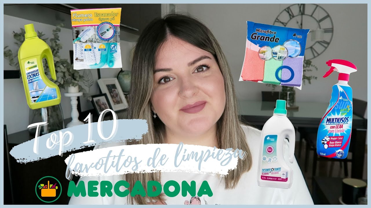 MIS 10 PRODUCTOS DE LIMPIEZA 🧼 FAVORITOS DE MERCADONA