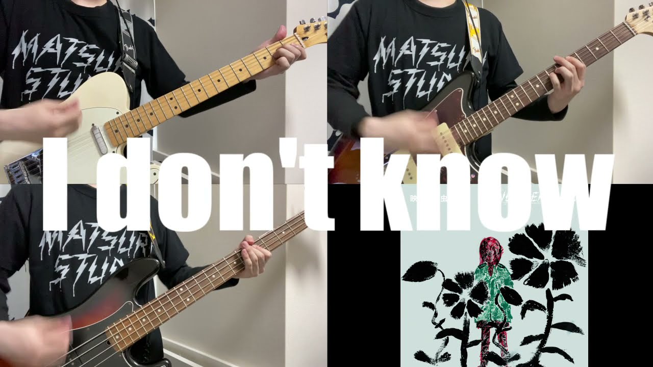 【cover】I don't know / NUMBER GIRL【1人で弾いて歌ってみた】
