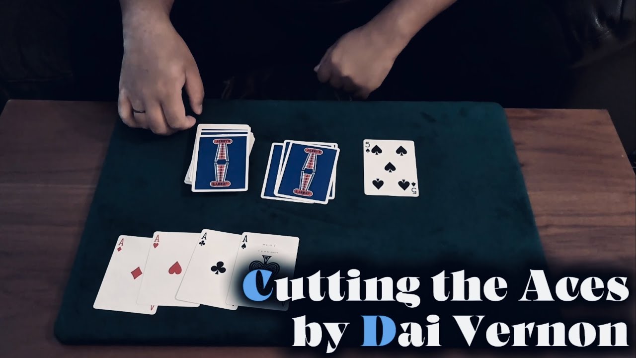 Cutting the Aces | Only One Hand...! | Masterpiece Card Trick