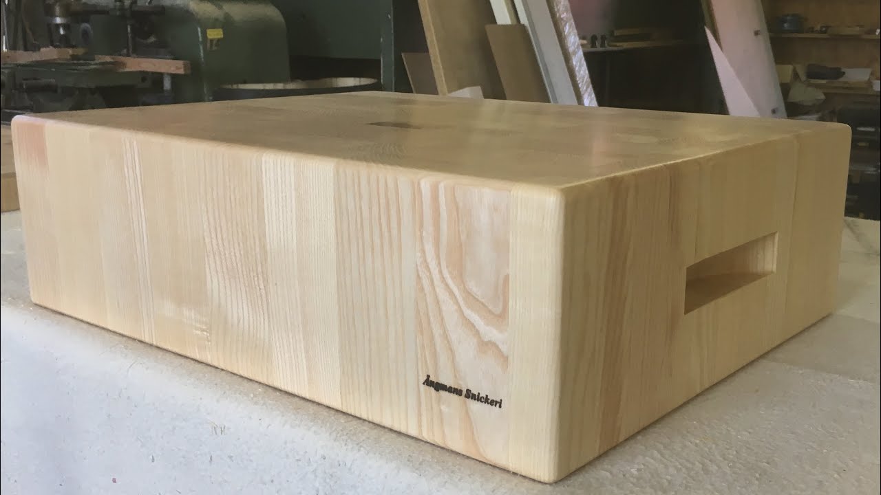 Ash Butcher Block | Woodworking