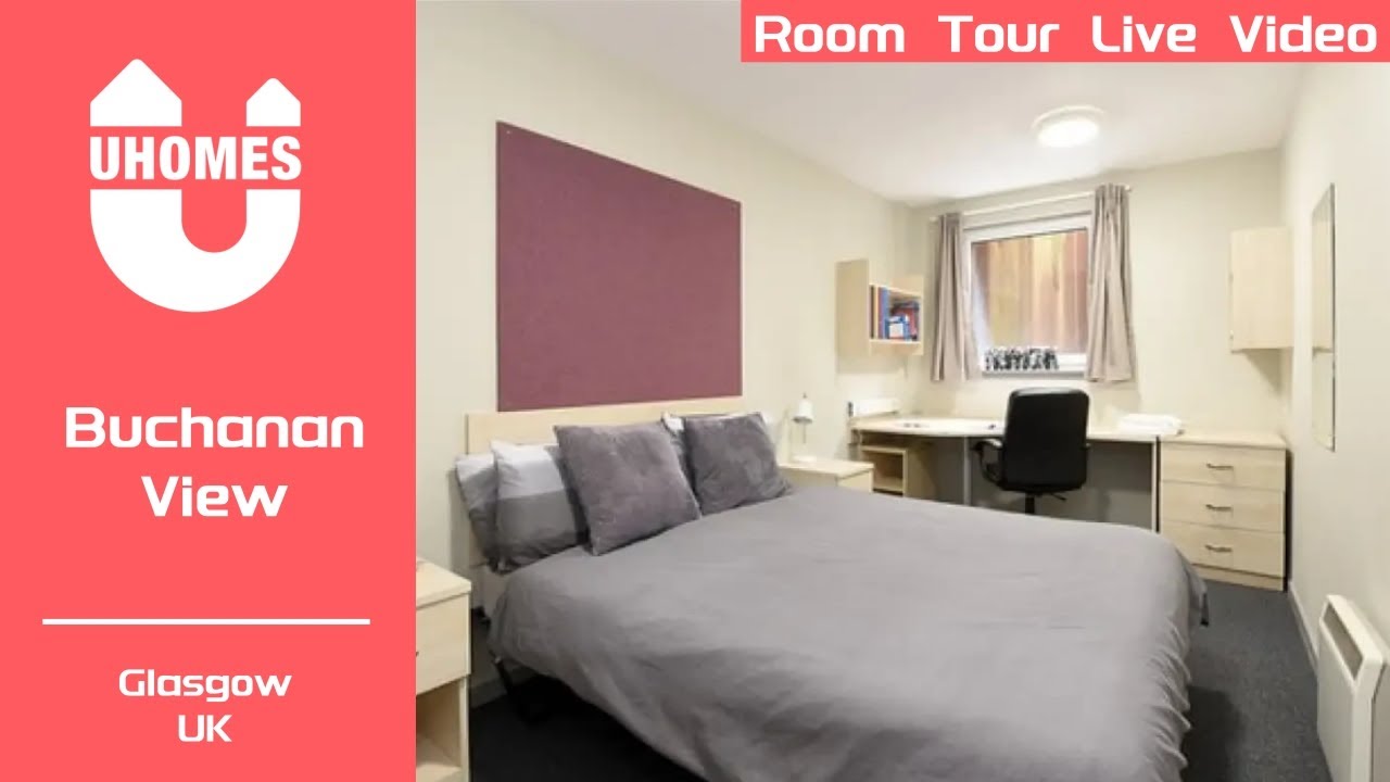 The Cozy Student Accommodation In Glasgow - Buchanan View [Room Tour]