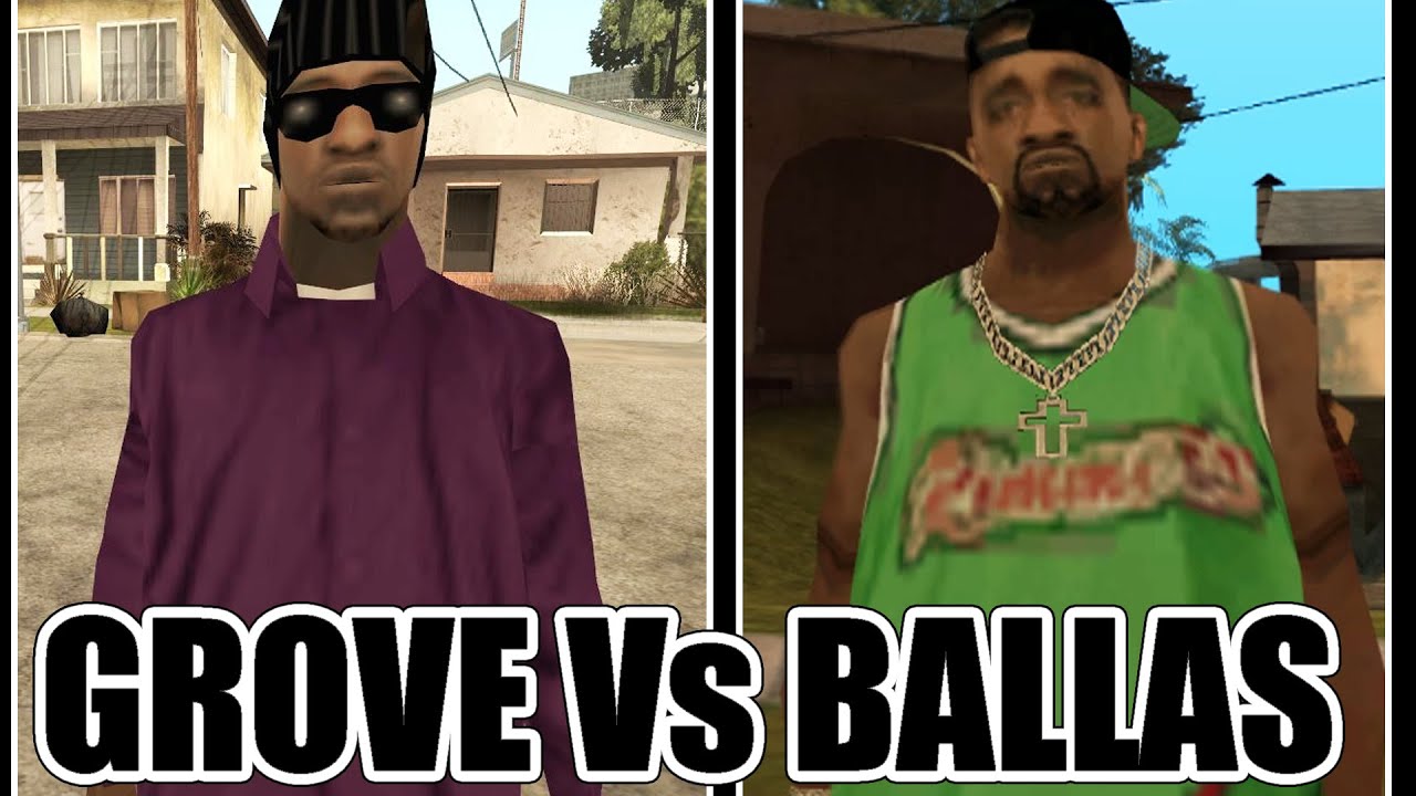 GROVE Vs BALLAS!! BRIAN,IRMÃO E CÓPIA DO CJ  -  GTA SAN ANDREAS (DYOM MISSÕES)