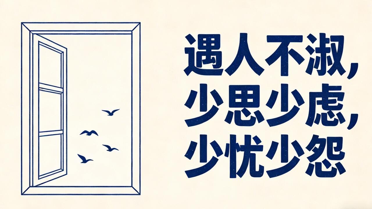 遇人不淑,你想要多活几年,不是要讲究吃什么,也不是要讲究喝什么,而是要少思少虑,少忧少怨。 #国学文化 #修行 #人生感悟 #智慧人生 #悟人生之道