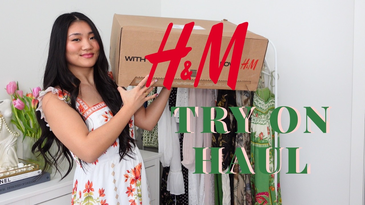 H&M SPRING DRESSES TRY ON | WHICH ONE WOULD YOU WEAR?
