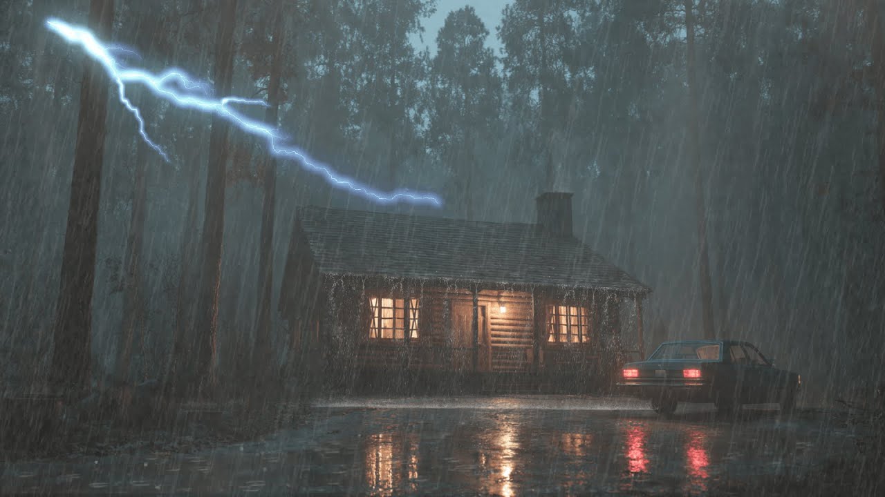⛈️ Heavy Rain and Thunder Sounds for Sleeping  | Perfect Ambience for Rest