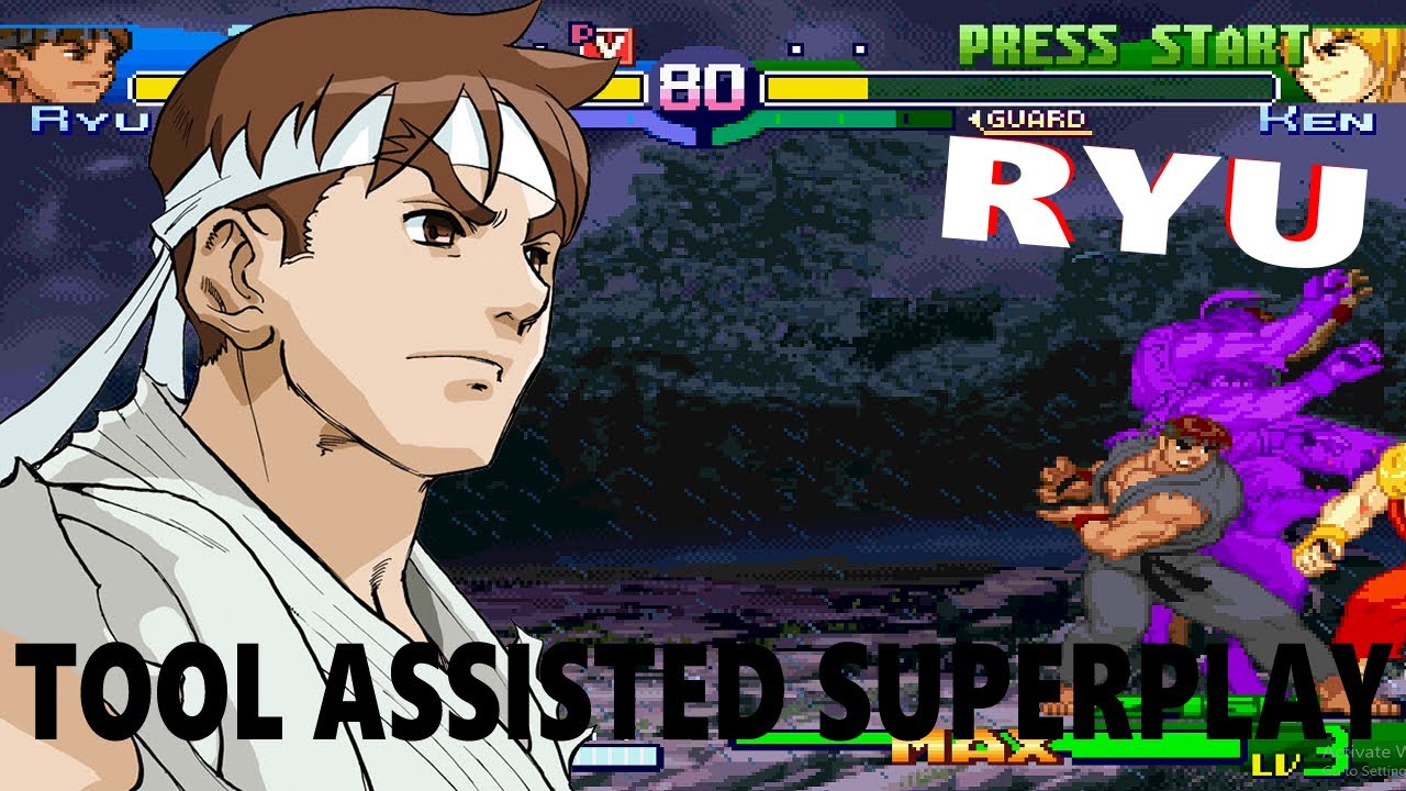 [TAS] - Street Fighter Alpha 3 - Ryu (V-Ism)