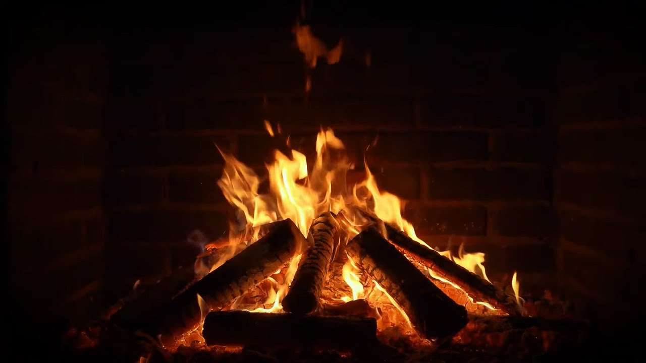 🔥 Fireplace Ambience 4K – Deep Crackling Fire and Warm Glowing Embers.