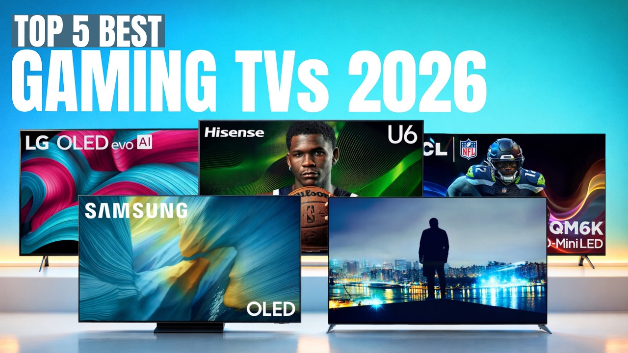 [Топ-5 лучших телевизоров для игр 2026 года &ndash; лучшие модели с частотой обновления 120 Гц и разреш...