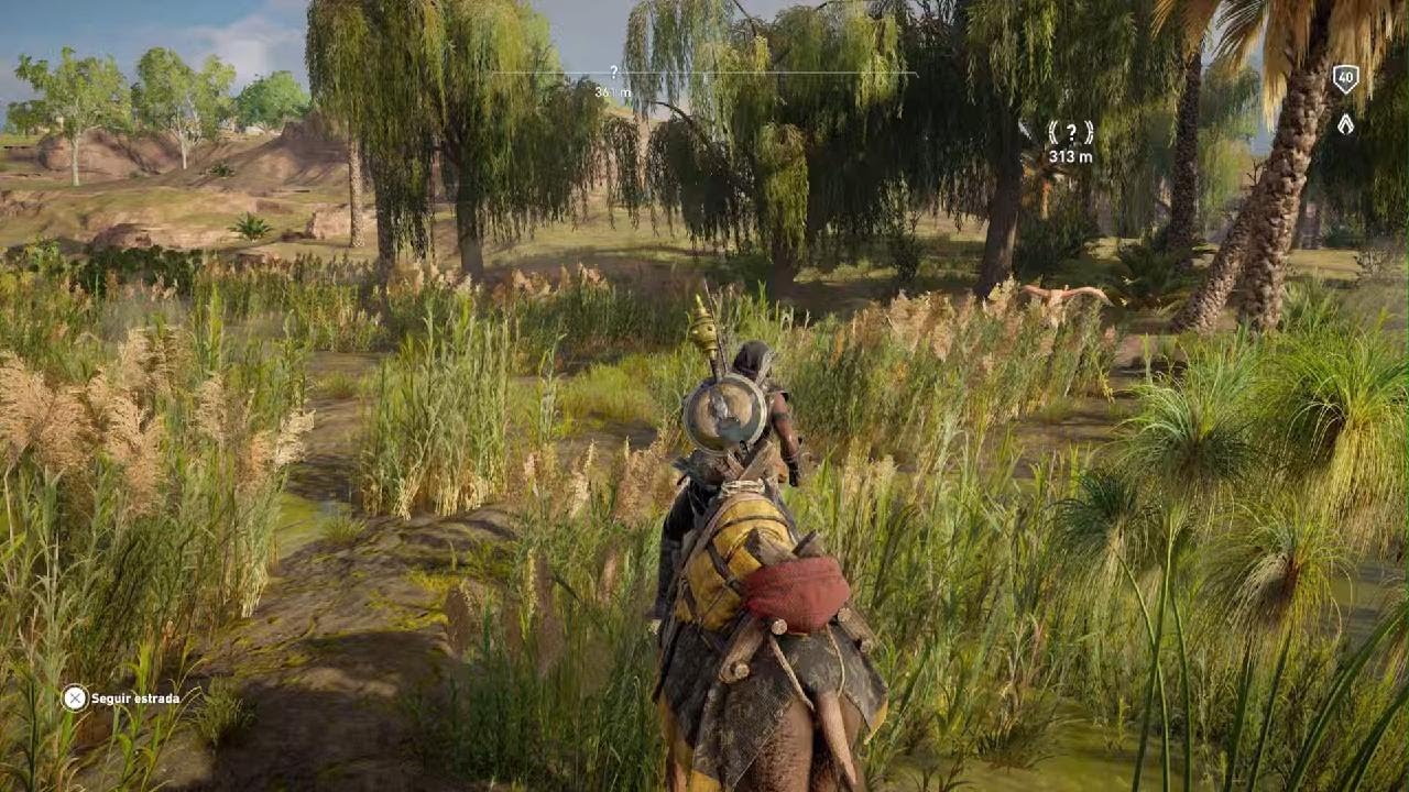 Assassin's Creed Origins lapada seca