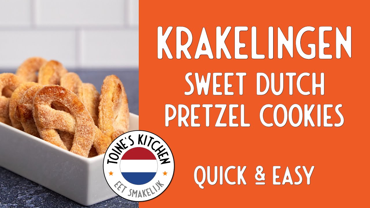 Как приготовить Кракелинген: сладкое голландское печенье-крендель (быстро и просто)