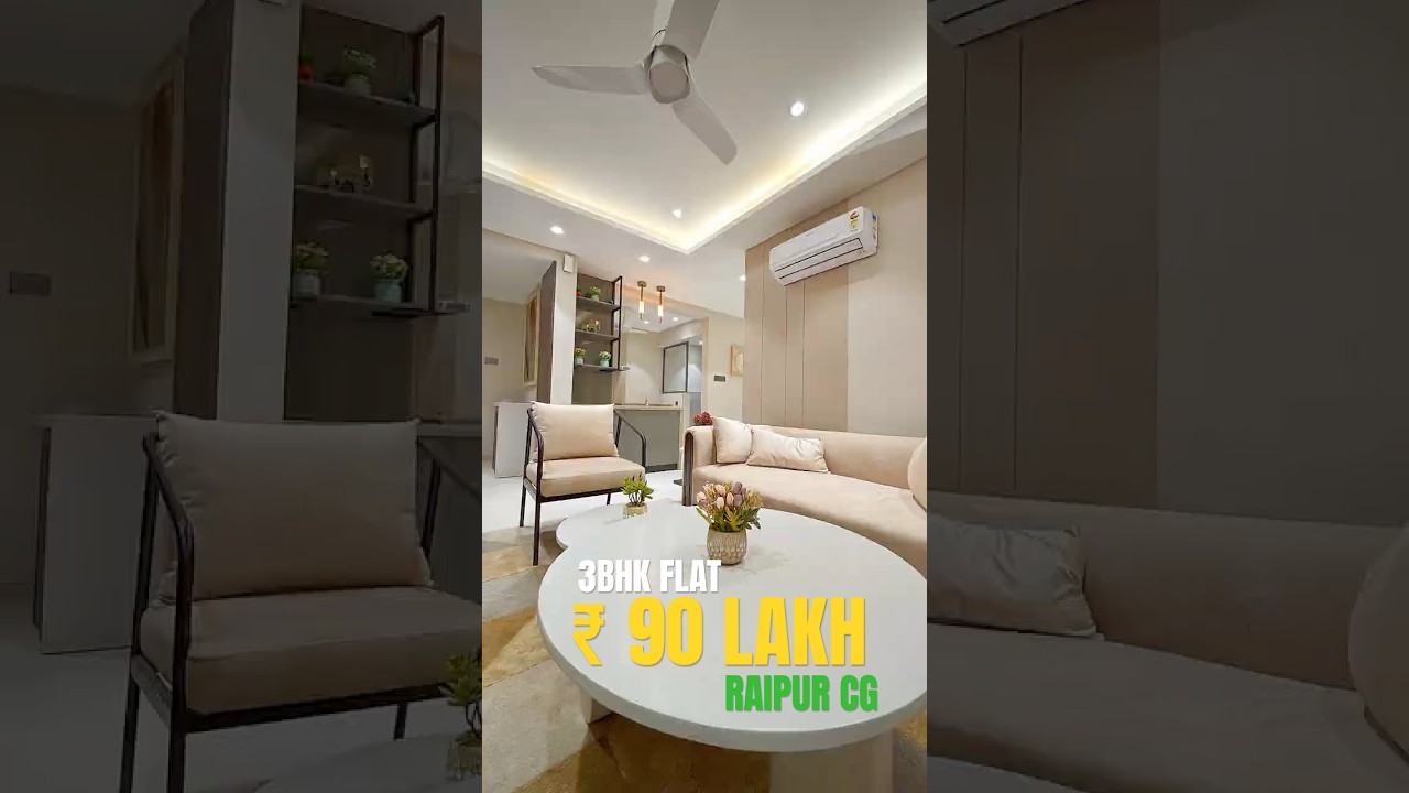 Luxury 3BHK Flat in Premium Township | ₹90 Lakh | Nirman Promoters 