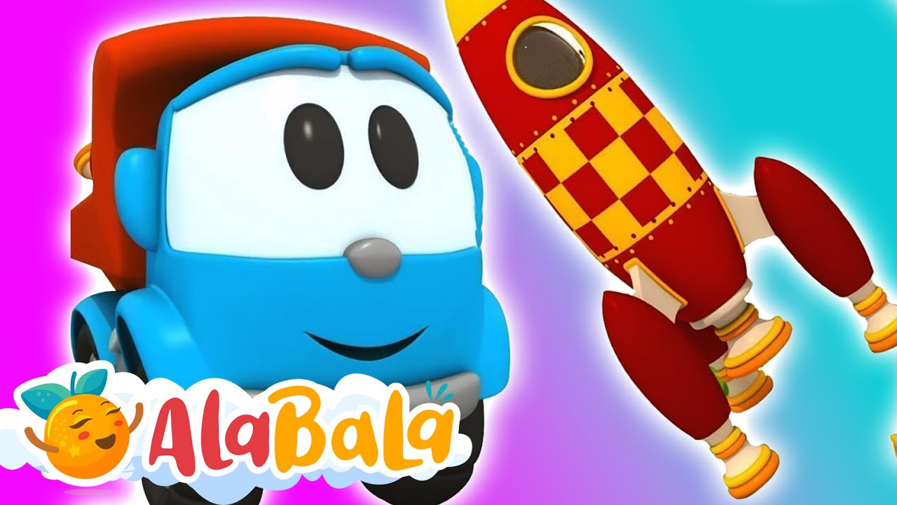 Leo camionul construiește jucării   Desene animate AlaBaLa