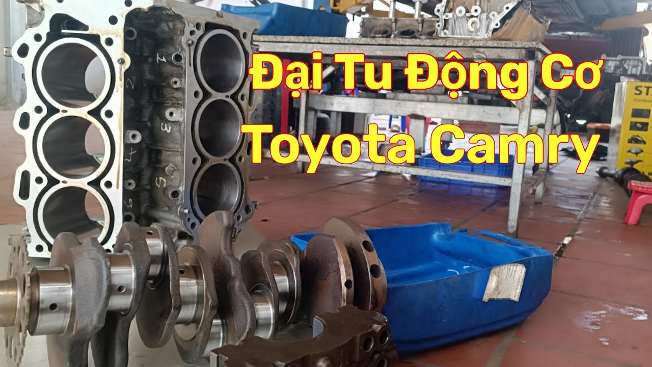 Toyota Camry Máy gõ cạch cạch, Đại tu động cơ V6 2GR 3.5 Camry, Sienna _ The typing machine clicked