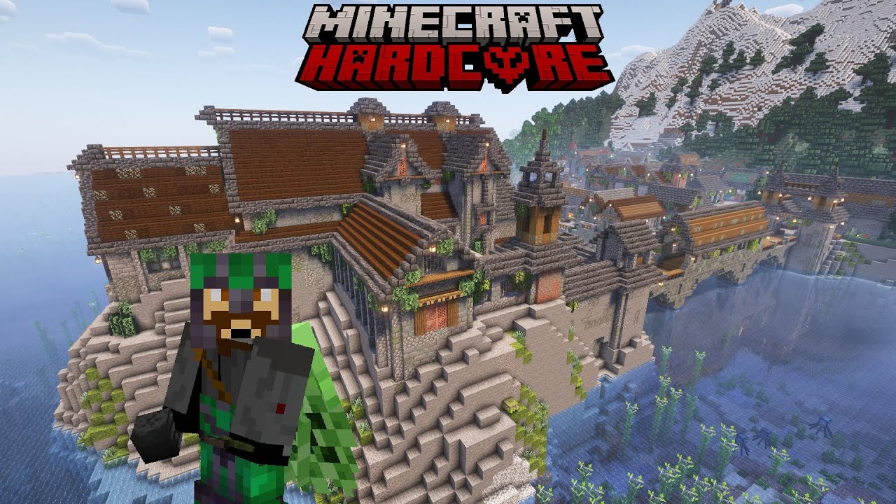I Built A Medieval Nordic Castle In HARDCORE MINECRAFT - SURVIVAL FOREVER WORLD 1.21.7 - Ep19