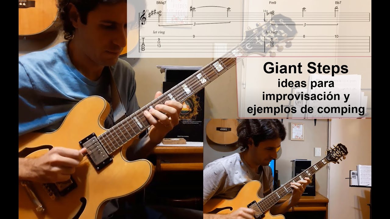 Giant Steps Guitar solo y Comping