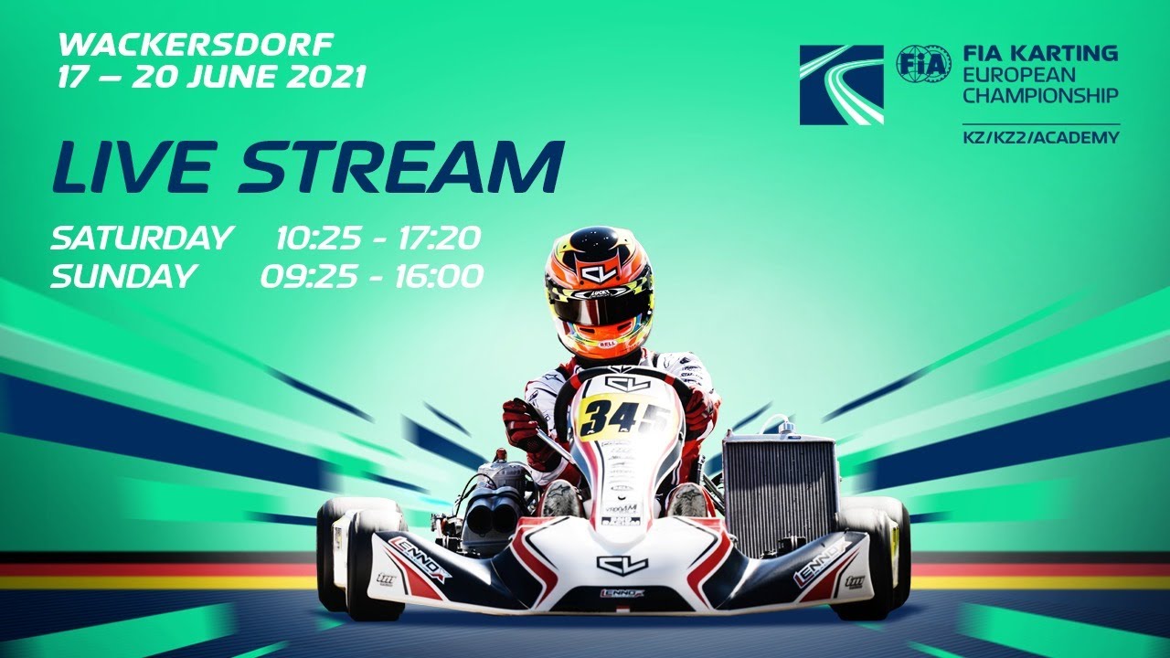 FIA Karting European Championship 2021 KZ/KZ2/ACADEMY - Round 1 Wackersdorf Germany