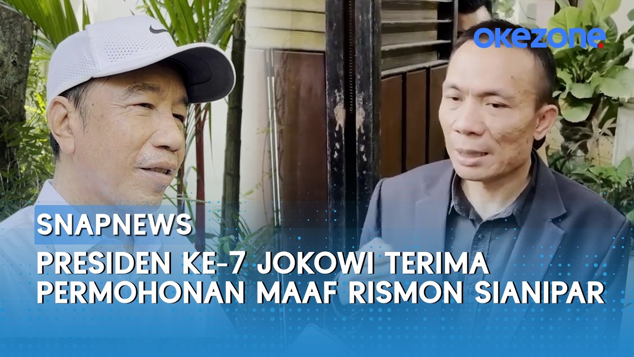 Presiden ke-7 Jokowi Terima Permohonan Maaf Rismon Sianipar | Snapnews