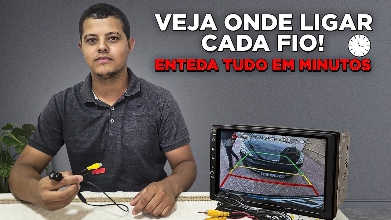 Como Instalar Câmera de Ré no Carro Passo a Passo (Esquema Elétrico Simples e Explicado!)