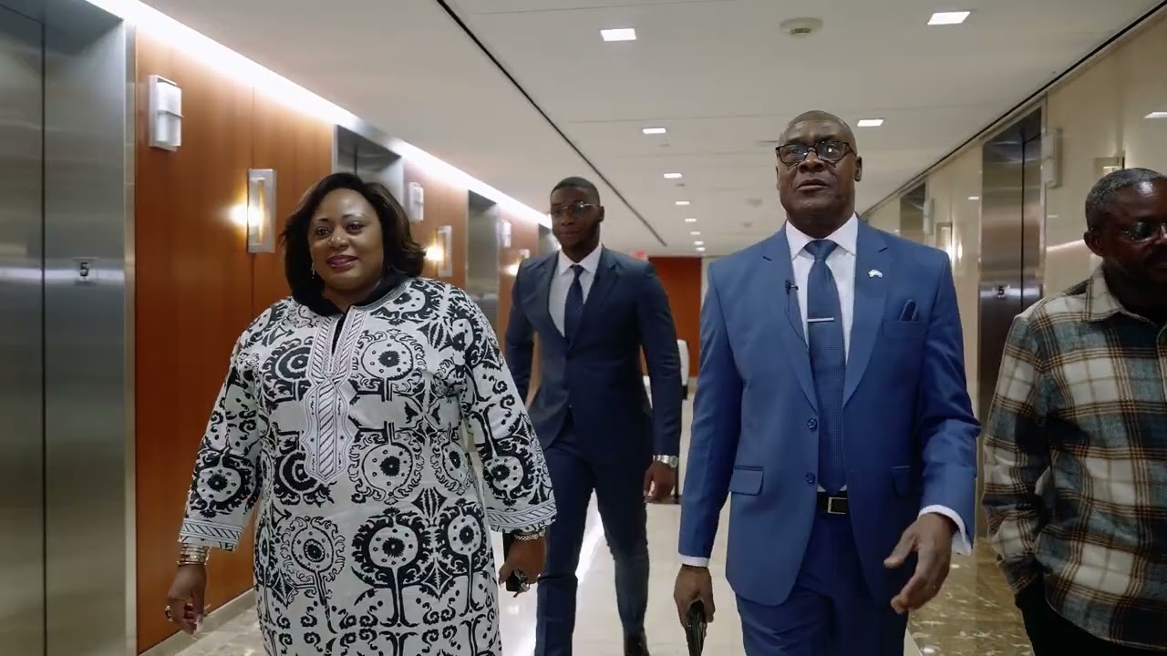 Visite de travail de Son Excellence l’Ambassadrice de la RDC au Nations Unies au siège du CEEC