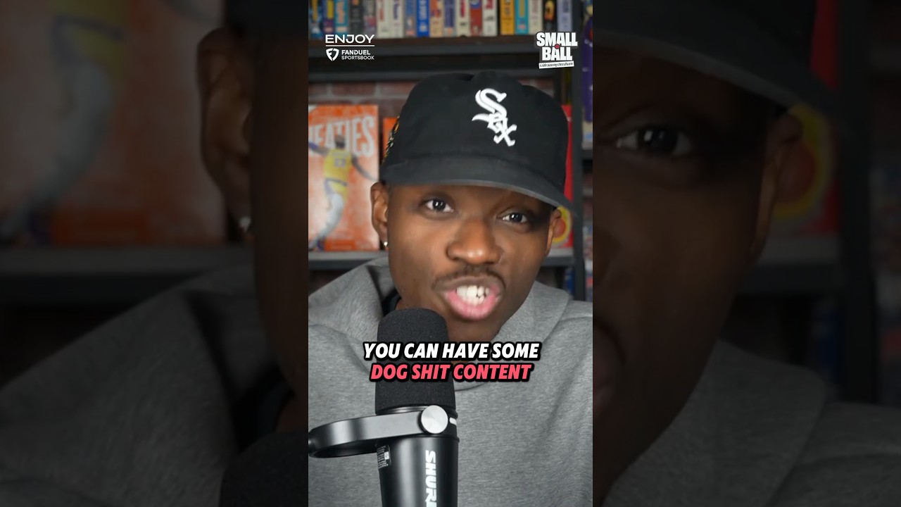 My ADVICE for content CREATORS🤓📝 #nba #smallball #shorts