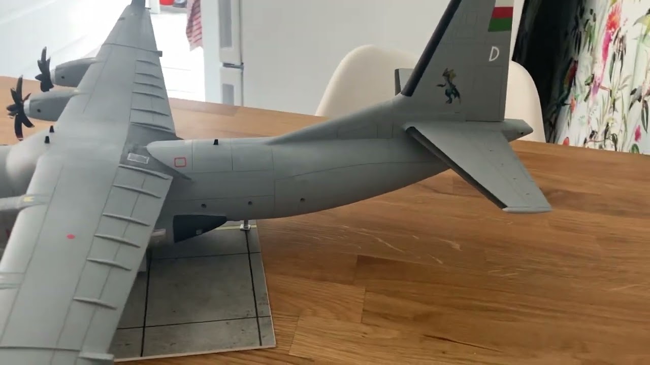 D for Dumpy!  Anigrand Craftwork Resin 1/72 C-133A Cargo Master converted into modern what if C-133J