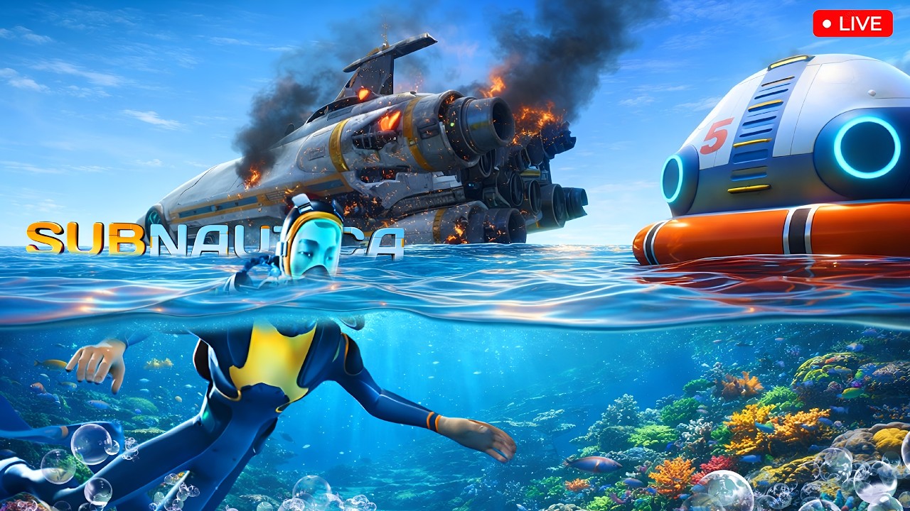 🚀 SUBNAUTICA AURORA CRASH SHIP EXPLORATION 🌊 Subnautica Live (Hindi) #subnautica