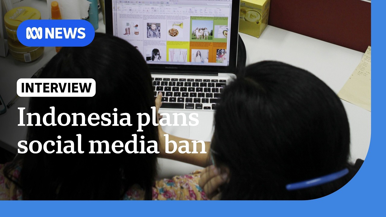 Indonesia announces social media ban for children under 16 | The World | ABC NEWS