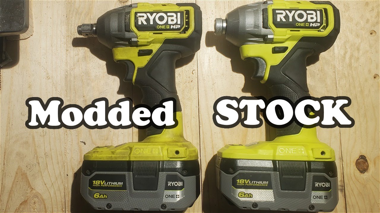 Stock Ryobi vs Modded Ryobi (PBLID02) - 5 Min Tests ep. 4